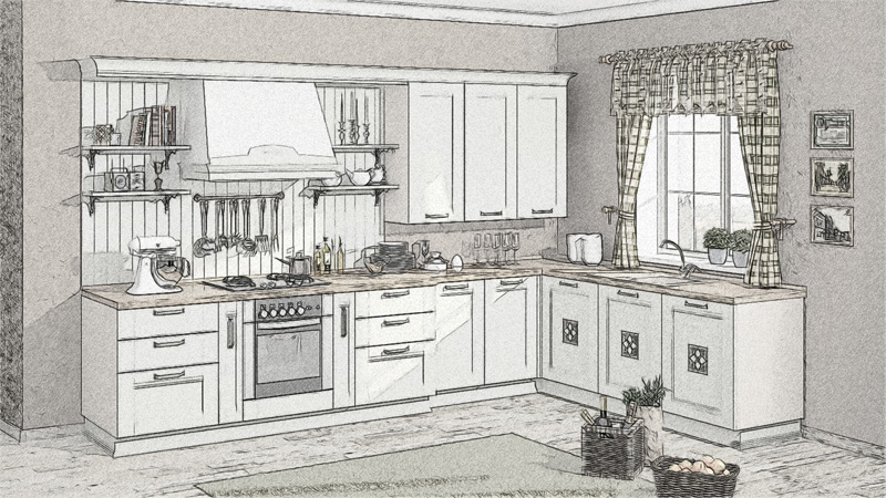 Дизайнер кухни на дом