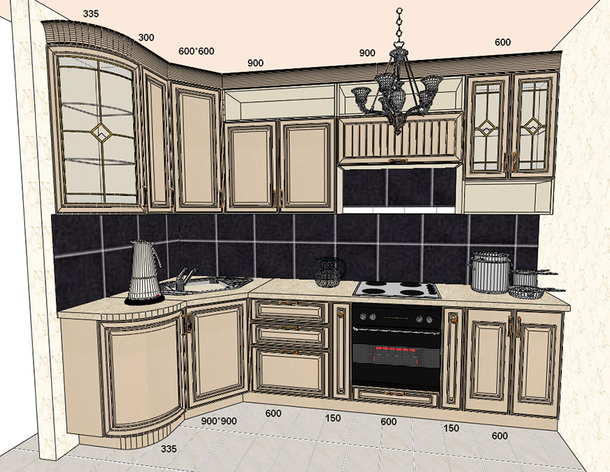 Заказать дизайн проект-кухни